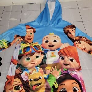 CoComelon AOP Pullover Hoodie Soft NWT, SMall/Medium